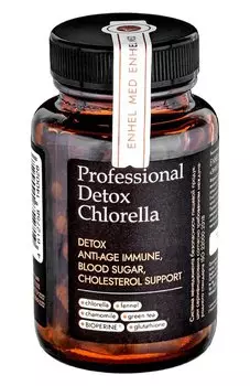 Профессиональный детокс-комплекс на основе хлореллы (60шт.) Enhel beauty