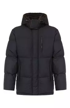 Пуховая куртка с меховой отделкой Brioni