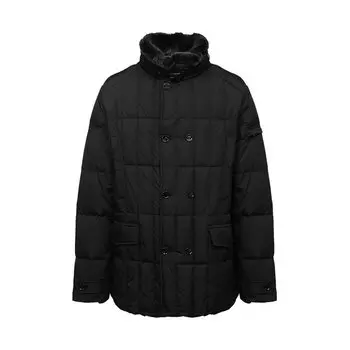 Пуховая куртка с отделкой из меха кролика Siro-KM Moorer