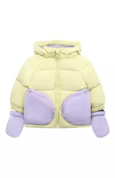 Пуховая куртка с варежками Add