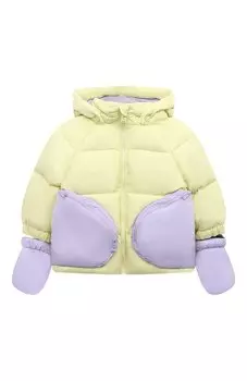 Пуховая куртка с варежками Add
