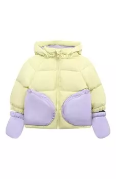 Пуховая куртка с варежками Add