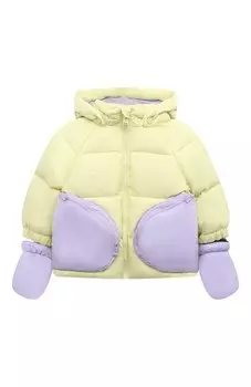 Пуховая куртка с варежками Add