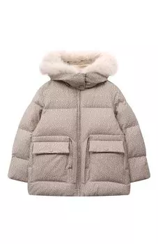 Пуховая куртка Yves Salomon Enfant