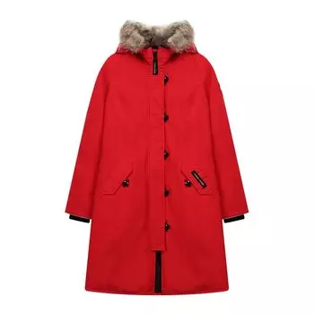 Пуховая парка Brittania с меховой отделкой Canada Goose
