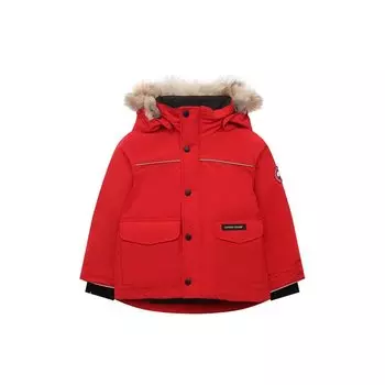 Пуховая парка Logan с меховой отделкой Canada Goose