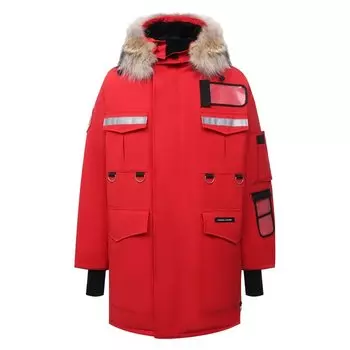 Пуховая парка Resolute с меховой отделкой капюшона Canada Goose