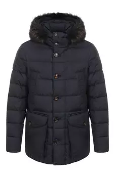 Пуховик Fagio-F с отделкой из меха енота Moorer