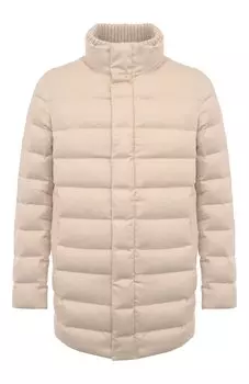 Пуховик из шелка и кашемира Herno