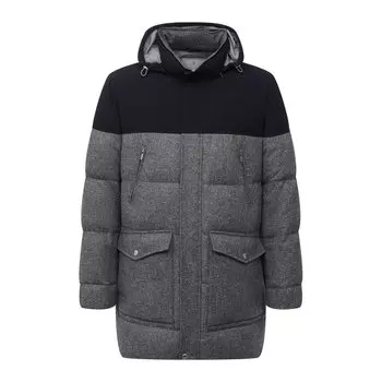 Пуховик из шерсти и кашемира Brunello Cucinelli