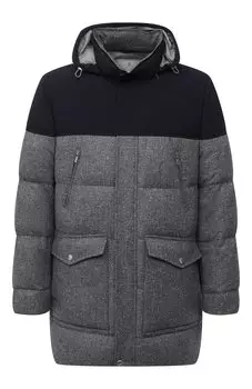 Пуховик из шерсти и кашемира Brunello Cucinelli