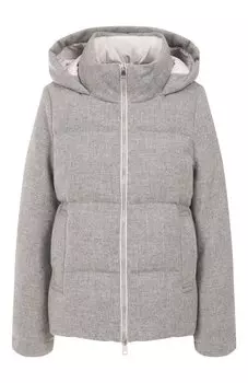 Пуховик из шерсти и кашемира Kiton