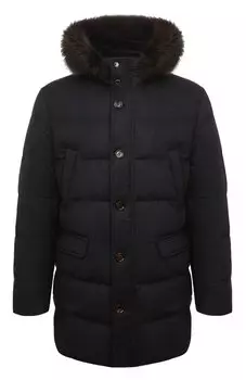 Пуховик Barbieri-LL с меховой отделкой Moorer