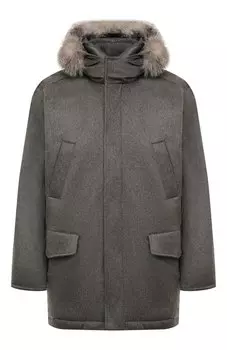 Пуховик с меховой отделкой Kired