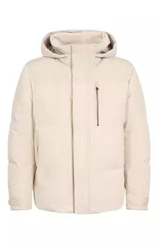 Пуховик с отделкой из вельвета Kiton