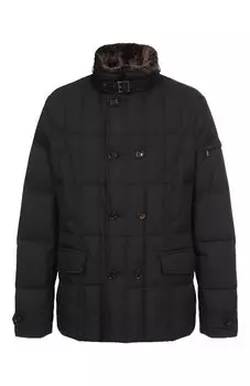 Пуховик Siro-KM с отделкой из меха кролика Moorer