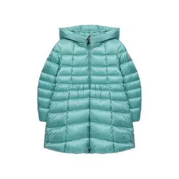 Пуховое пальто с капюшоном Moncler Enfant