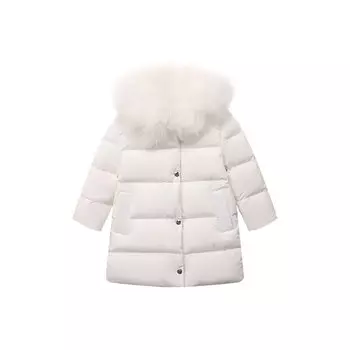 Пуховое пальто Yves Salomon Enfant