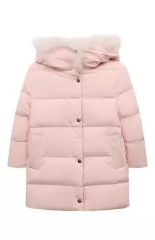Пуховое пальто Yves Salomon Enfant