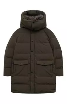 Пуховое пальто Yves Salomon Enfant