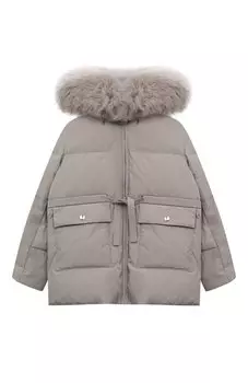 Пуховое пальто Yves Salomon Enfant