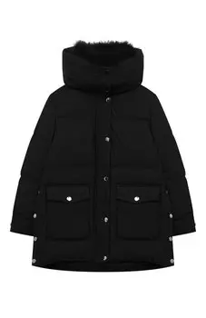 Пуховое пальто Yves Salomon Enfant