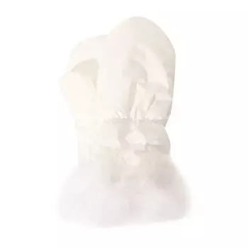 Пуховые варежки с отделкой из песца Yves Salomon Enfant