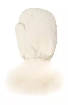 Пуховые варежки Yves Salomon Enfant