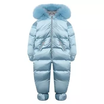 Пуховый комбинезон с пинетками Chepe