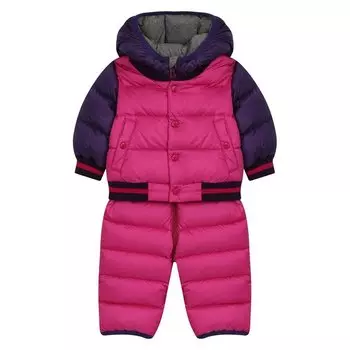 Пуховый комбинезон Moncler Enfant