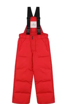 Пуховый комбинезон на подтяжках Moncler Enfant