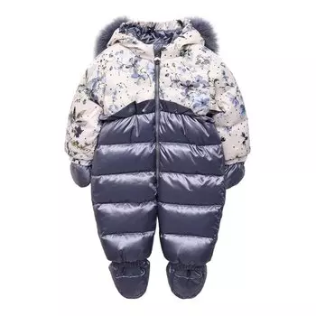 Пуховый комбинезон с пинетками Chepe