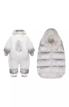 Пуховый комплект на выписку Chepe
