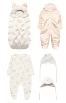 Пуховый комплект на выписку Chepe