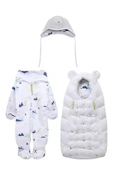 Пуховый комплект на выписку Chepe