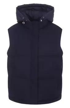 Пуховый жилет из шерсти и кашемира 12 STOREEZ