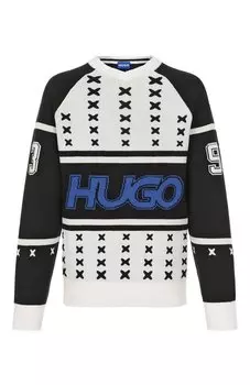 Пуловер HUGO Blue