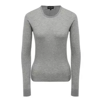 Пуловер из хлопка и кашемира Giorgio Armani