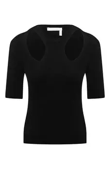 Пуловер из хлопка и шерсти Chlo