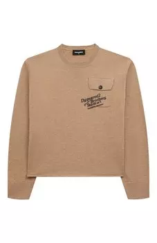 Пуловер из хлопка и шерсти Dsquared2