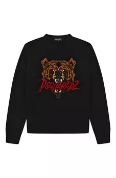 Пуловер из хлопка и шерсти Dsquared2