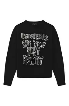 Пуловер из хлопка и шерсти Dsquared2