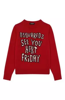 Пуловер из хлопка и шерсти Dsquared2