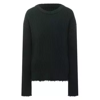 Пуловер из хлопка и шерсти MM6