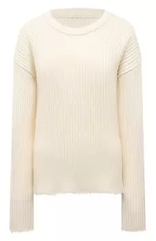 Пуловер из хлопка и шерсти MM6