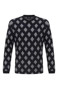 Пуловер из хлопка и вискозы Giorgio Armani