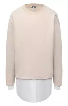 Пуловер из хлопка и вискозы Loewe