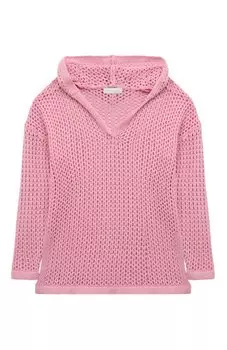 Пуловер из хлопка и вискозы Monnalisa