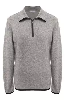 Пуловер из кашемира и хлопка Brunello Cucinelli