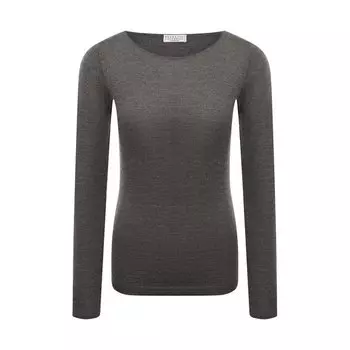 Пуловер из кашемира и шелка Brunello Cucinelli